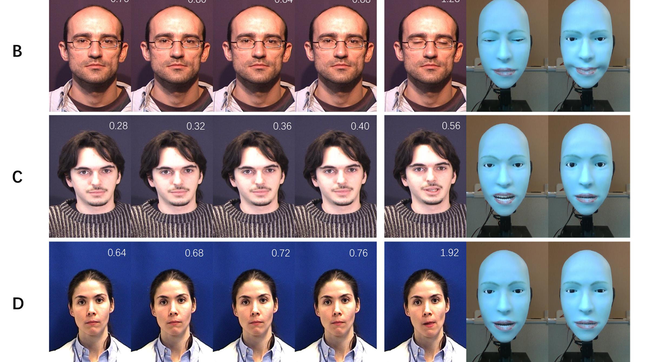 Araştırmacılar Korkunç Yüzü Taklit Eden Robot Geliştirdi başlıklı makale için resim
